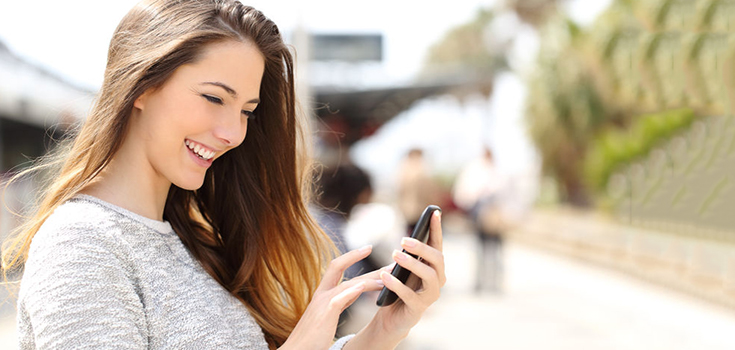girl on cell phone
