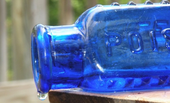 plastic poison bottle