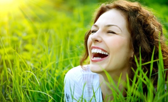 happy woman