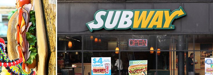 Subway sandwich chicken DNA