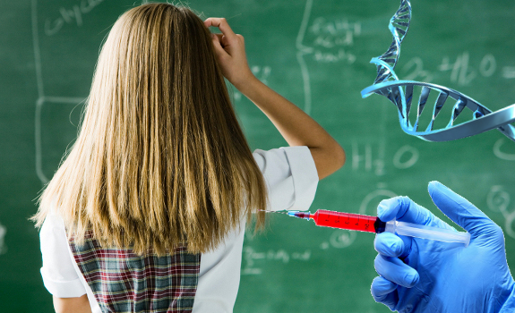 vaccine girl DNA