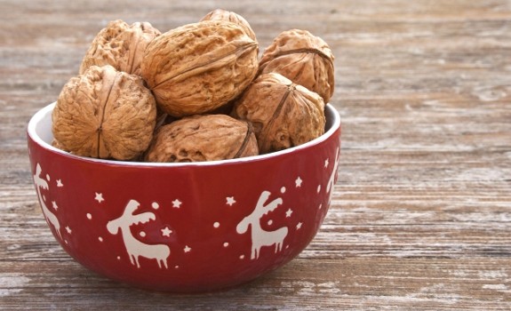 walnuts in a bowl